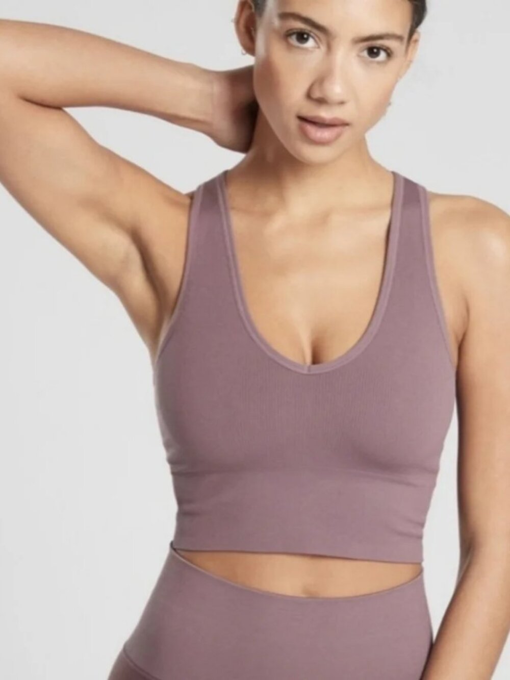 Athleta Aurora Seamless Crop Rib Tank